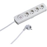 Vivanco 4-fach Steckdosenleiste Weiß VIVANCO 37645 EKLS 4W25 Extra großer Ein-Ausschalter Cene