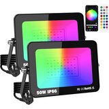 YOJZMA 2xset 50W RGB LED Reflektorji | Shoptok.si