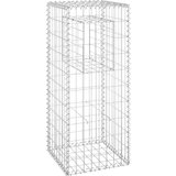vidaXL gabionska stupna košara 40 x 40 x 100 cm željezna | shoptok.hr