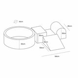 MeowBaby Igralište od ružičaste baršunaste pjene 225x90x30 cm Montessori - | shoptok.hr