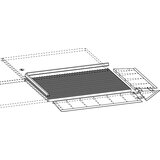 eurokraft pro Nizka jeklena ploska kadica, širina 1350 mm, dolžina 1350 mm, prostornina 82 l | Shoptok.si