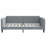  Dnevni krevet s madracem svjetlosivi 90 x 190 cm od tkanine | shoptok.hr