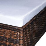  Vrtna sedežna garnitura 6-delna z blazinami poli ratan rjava, (20668022) | Shoptok.si