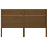  Uzglavlje smeđa boja meda 126 x 4 x 100 cm od masivne borovine | shoptok.hr