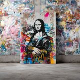  Slika GRAFFITI MONA na platnu | Poslikana struktura | Shoptok.si