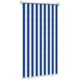  Vanjska roleta 90% blokada UV zraka Plava i bijela pruga 100 x 140 cm | shoptok.hr