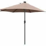  Vrtni suncobran Sivo-smeđa 294 x 150 x 223 cm Poliester i čelik | Eponuda.ba