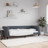  Dnevni krevet tamnosivi 80 x 200 cm baršunasti | shoptok.hr