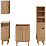  4-dijelni set kupaonskog namještaja OTTA od masivne borovine | shoptok.hr