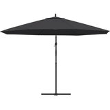  Konzolni vrtni suncobran s aluminijskim stupom 350 cm crni | shoptok.hr
