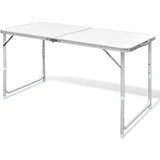 vidaXL Zložljiva aluminijasta miza za kamp. z nastavljivo višino 120 x 60 cm, (20816985) | Shoptok.si