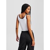 Karl Lagerfeld jeans Bodi majica črna / bela | Shoptok.si