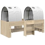  s Tunnels 3 kom. Sonoma i Bijela Konstruirano drvo - Hrast sonoma i bijela | shoptok.hr