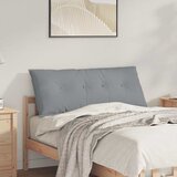  Jastuk za leđa Svijetlo siva 120 x 19 x 50 cm tkanina | shoptok.hr