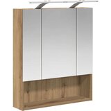  Kopalniška ogledalna omara z LED lučmi Oreh 60 x 14.5 x 70 cm, (5000233314) | Shoptok.si