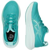 Asics Tekaški čevelj 'GEL-NIMBUS 27' turkizna / pastelno zelena | Shoptok.si