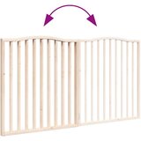 vidaXL Vrata za pse zložljiva 2 panela 160 cm topolovina | Shoptok.si