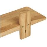 House Nordic Polica od punog hrasta u svijetloj prirodnoj boji 110 cm Calcata – | shoptok.hr