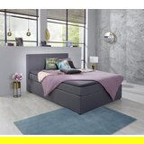 P & B POSTELJA Z VZMETNICO 120 cm x 200 cm , les, tekstil, leseni material siva | Shoptok.si