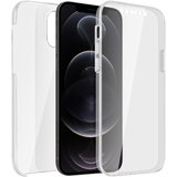 AVIZAR 360° integriran ovitek za iPhone 12 Pro Max: mehka sprednja stran in trda zadnja stran - prozorna, (20626688) Cene
