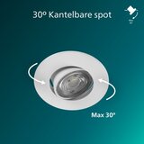 Philips komplet 3x prigušiva led ugradna svetiljka cilantro LED/5W/230V 2700K bela | Eponuda.com