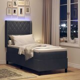  Krevet s opruga kutije s madracem Tamno siva 80 x 200 cm Baršun | shoptok.hr