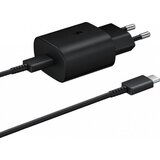 Samsung hišni polnilec EP-TA800XBE super fast charge (type c) in podatkovni kabel EP-DA905BBE (type c - type c) - črn Cene