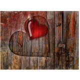  Tapeta - Heart on wooden background 300x231 | shoptok.hr
