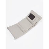 Shelvt Small gray women's faux leather wallet | shoptok.hr
