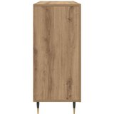 vidaXL s pohranom s vratima Smeđa 90 x 34 x 80 cm Konstruirano drvo | shoptok.hr