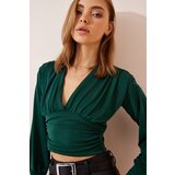  Blouse - Green - Regular fit Cijene