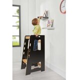 Hanah home Dečiji tobogan Learning Tower Black Natural Cene