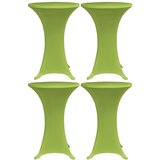 Maison Chic Prevleka za zunanjo pohištvo - Raztegljivo pregrinjalo za mizo 4 kosi 70 cm zeleno, (21795088) | Shoptok.si