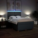  Krevet s oprugama i madracem tamnosivi 140x190 cm od tkanine | shoptok.hr