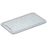 Carving Board Plastic Light Grey 36x23x1,5cm