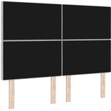  LED glava kreveta s LED trakama Svijetlo siva 144 cm Baršun | shoptok.hr