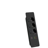 INF BKL-E68 Vgrajena vtičnica - evropski standard Black, (21746088) | Shoptok.si