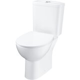 Grohe 39942000 Bau Ceramic talna brezrobna WC školjka monoblok (stenski izliv) z WC desko s počasnim zapiranjem | Shoptok.si