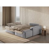 Micadoni Svijetlo siva sklopiva kutna garnitura od bouclé tkanine (s desnim kutom) Jodie – Home | shoptok.hr