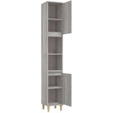  Kopalniška omarica siva sonoma 30x30x190 cm inženirski les | Shoptok.si