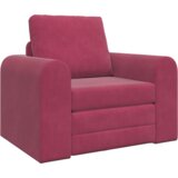 SOFA krevet 2 u 1 vino crvena 98x71x83 cm pliš | shoptok.hr