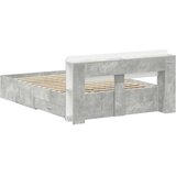  Okvir kreveta s pohranom Betonska siva 160 x 200 cm | shoptok.hr