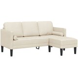 vidaXL Kutna garnitura s 3 sjedala od platna 160 cm | shoptok.hr