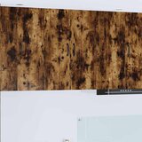 vidaXL Stenska kuhinjska omarica z vrati Dimljeni oreh 60 x 31 x 80 cm | Shoptok.si