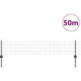 vidaXL evropska ograja set 3 siva kovina 50 x 0,4 m | Shoptok.si