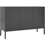 vidaXL Komoda antracit 105 x 35 x 70 cm od čelika i stakla | shoptok.hr