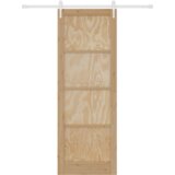 vidaXL klizna vrata s kompletnim setom opreme 83x232 cm od masivne borovine | shoptok.hr