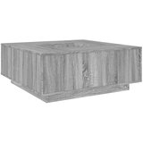Furnova Klubska mizica siva sonoma 100x100x40 cm inženirski les, (21913906) | Shoptok.si