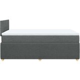 vidaXL Krevet box spring s madracem tamnosivi 120 x 190 cm tkanina | shoptok.hr