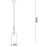 Ideal Lux led luster na sajli empire 1xG9/3W/230V | Eponuda.com